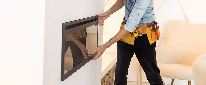 Metal Fireplace Installation in Burien, Washington