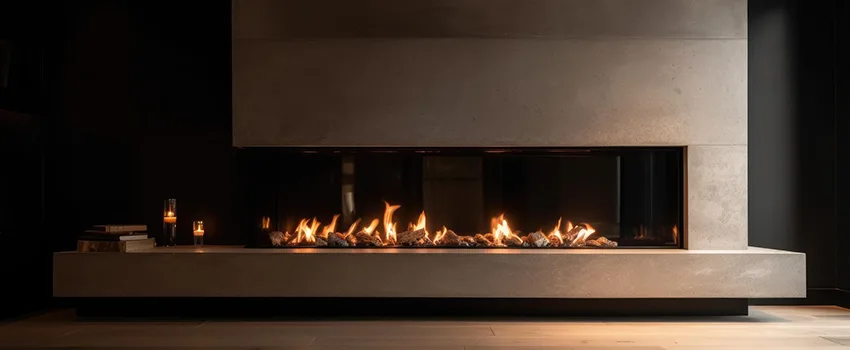 Gas Fireplace Ember Bed Design Services in Burien, Washington