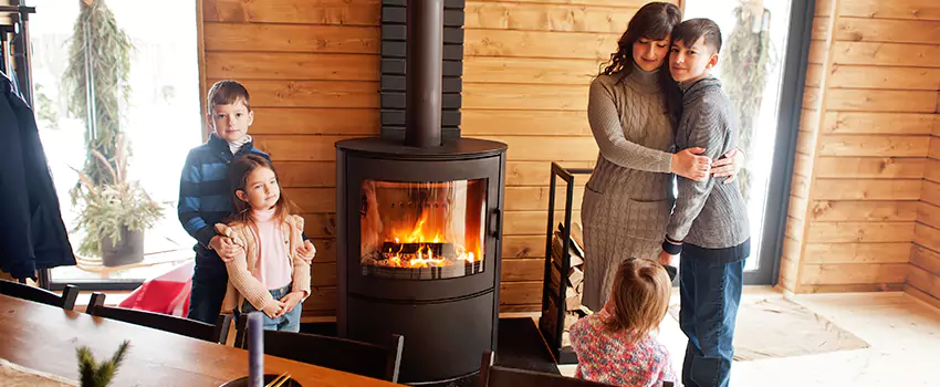 Morso Cast Iron Fireplace Insert Installation in Burien, Washington