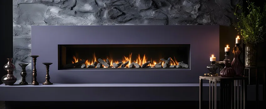 Ember Bed for Ventless Gas Fireplace in Burien, WA
