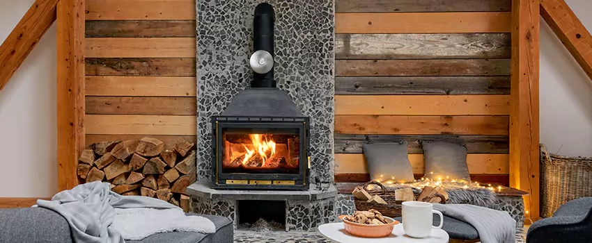 Thelin Hearth Products Direct Vent Gas Stove Fireplace Inspection in Burien, Washington